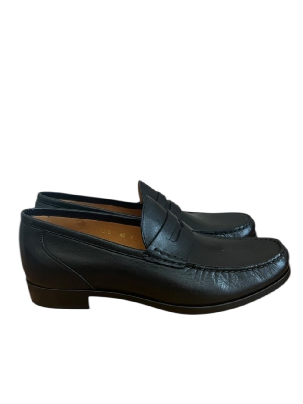 Beckett Simonon Lambert Leather Black Loafers Men Size 9